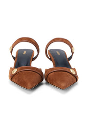 Gilliane Suede Mule in Buckskin Suede