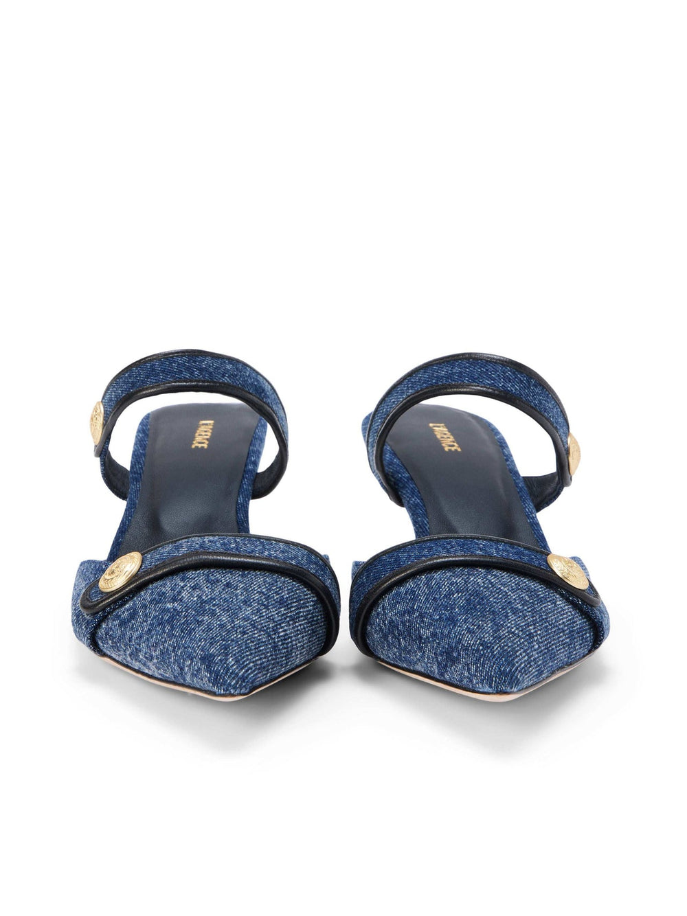 Gilliane Denim Mule in Dark Denim