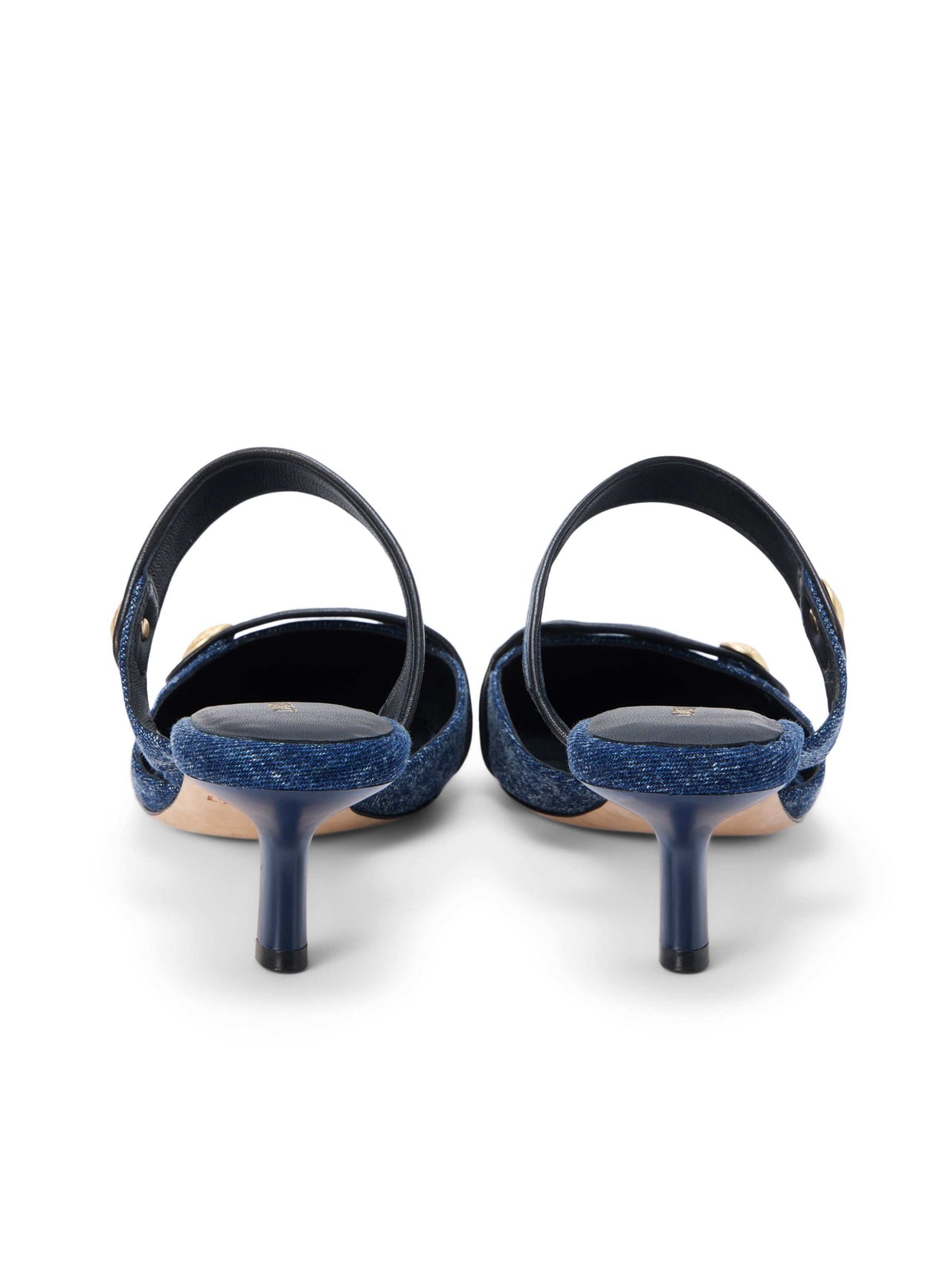 Gilliane Denim Mule in Dark Denim