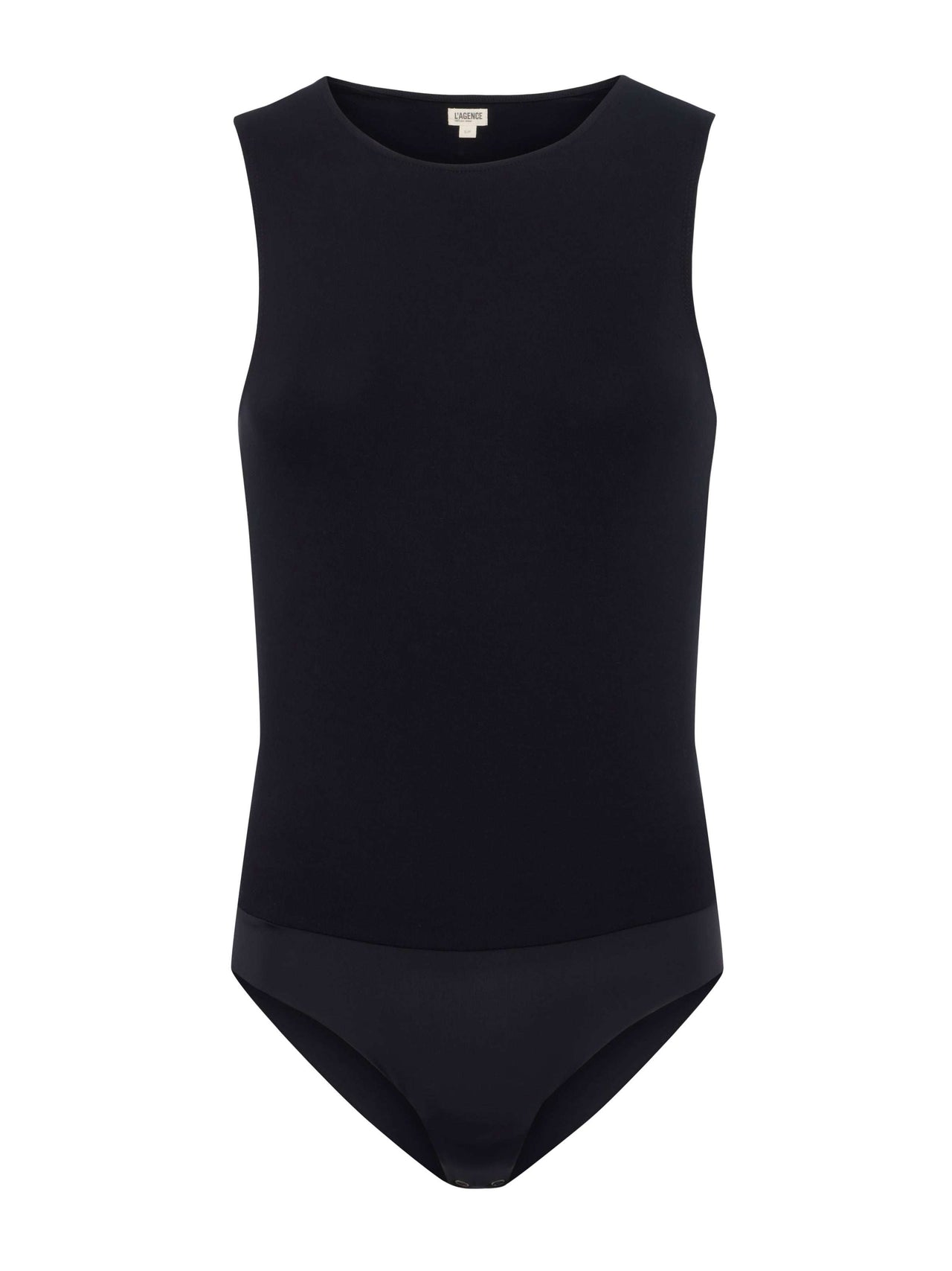 Amia Tank Bodysuit in Black
