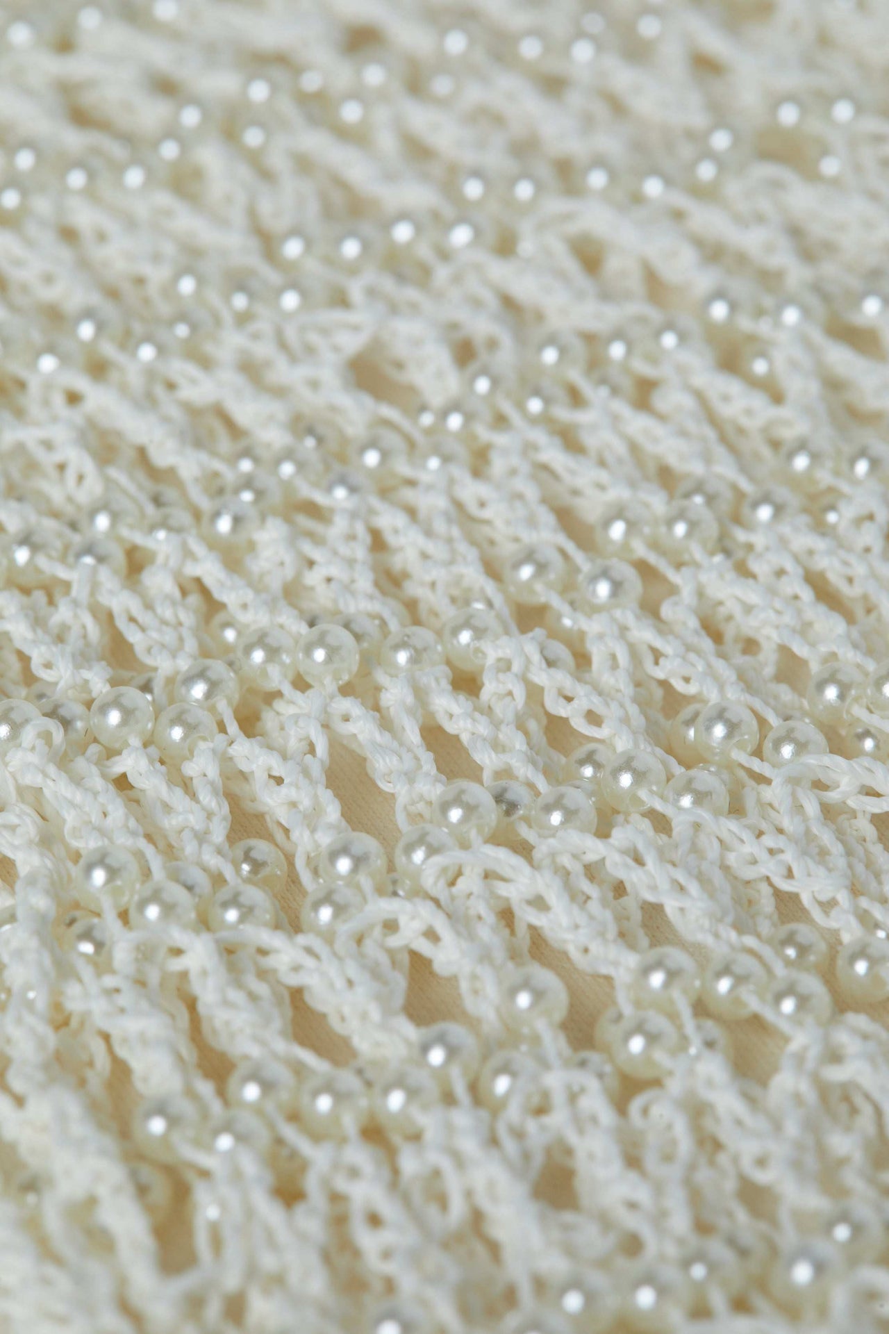 Angela Crochet Cover-Up Dress in Ivory