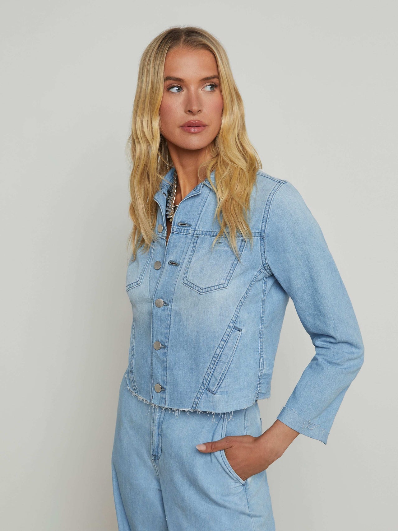 Janelle Jean Jacket in Lozano