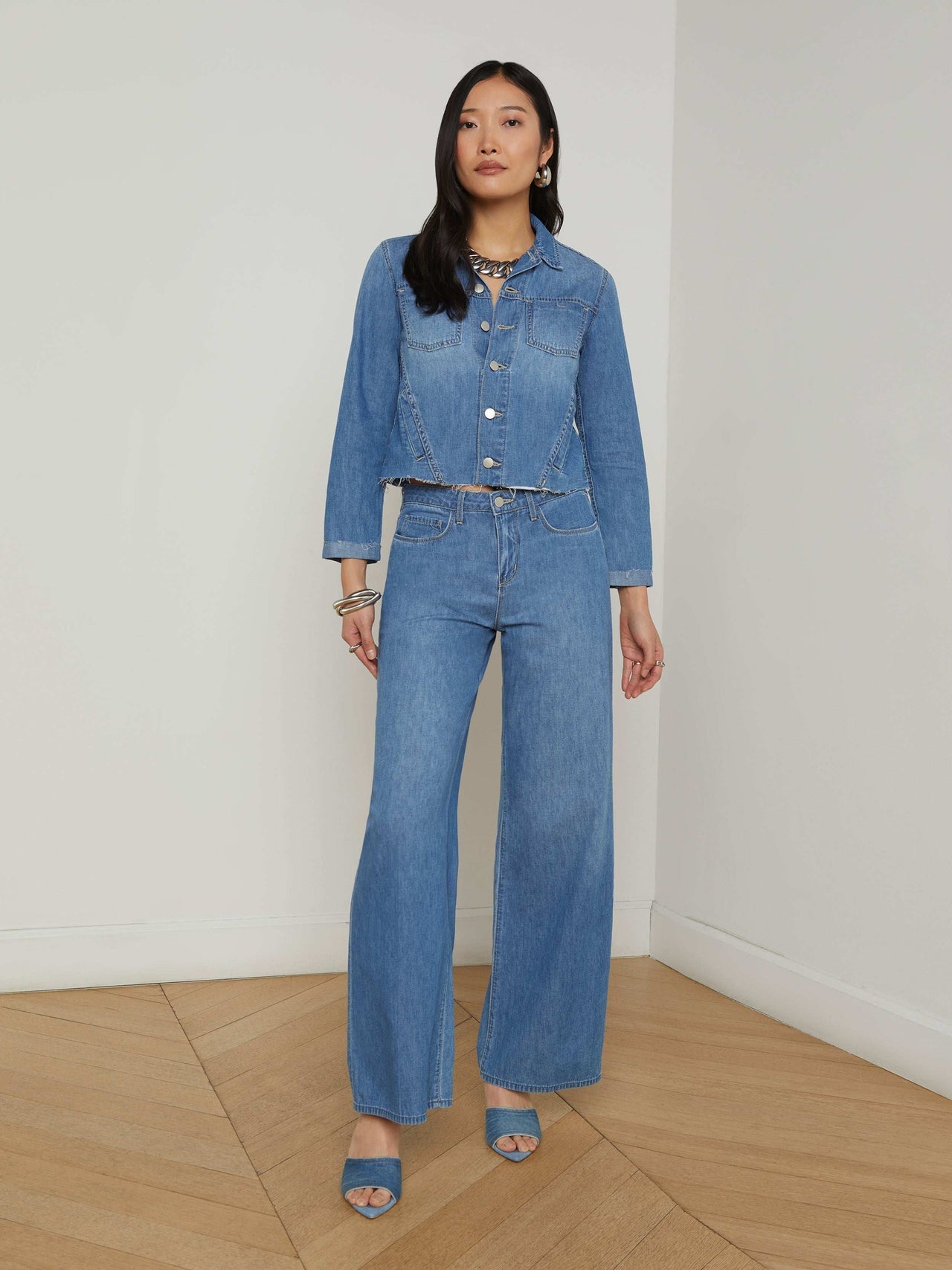 Janelle Jean Jacket in Stokes