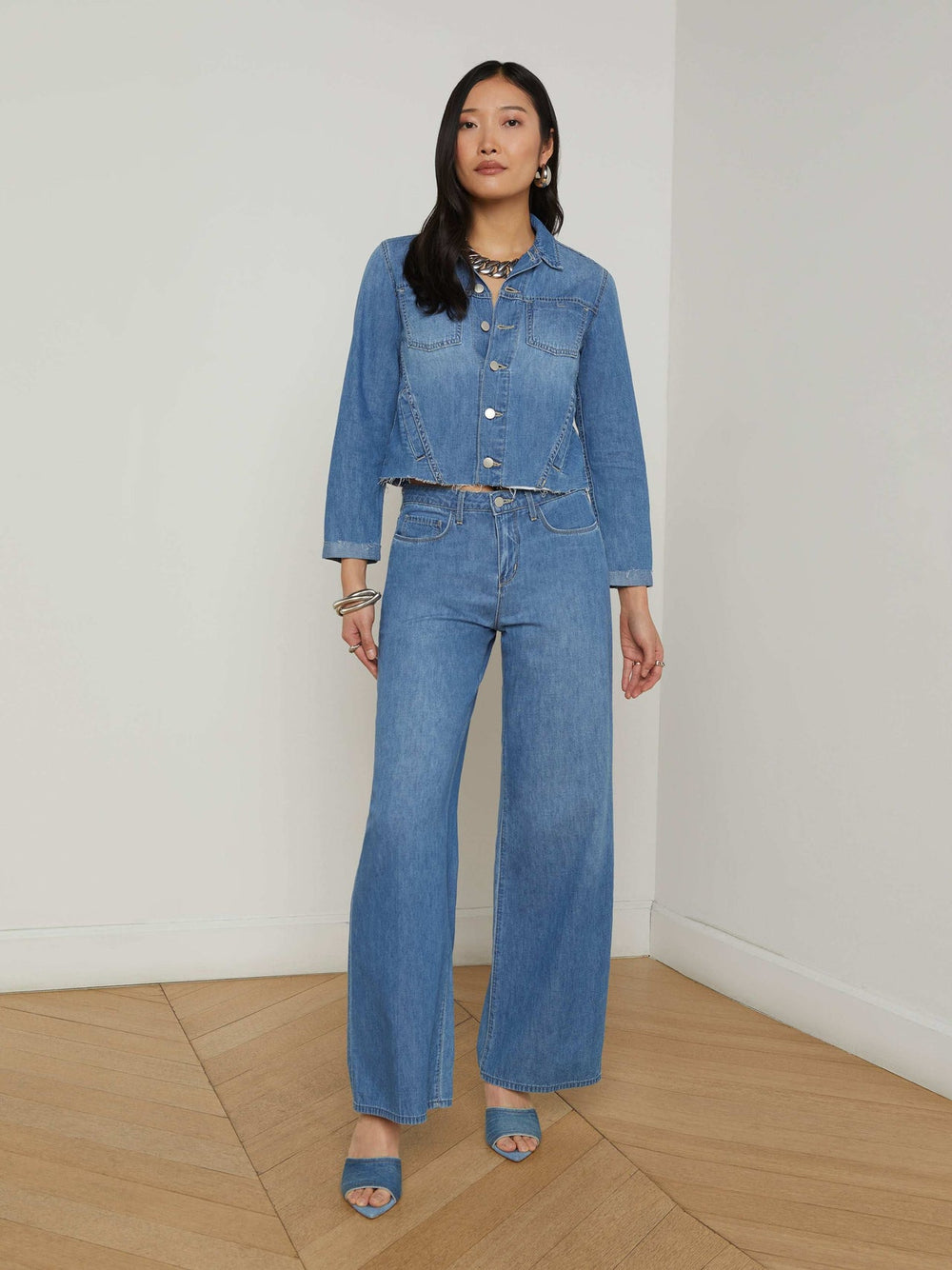 Janelle Jean Jacket in Stokes