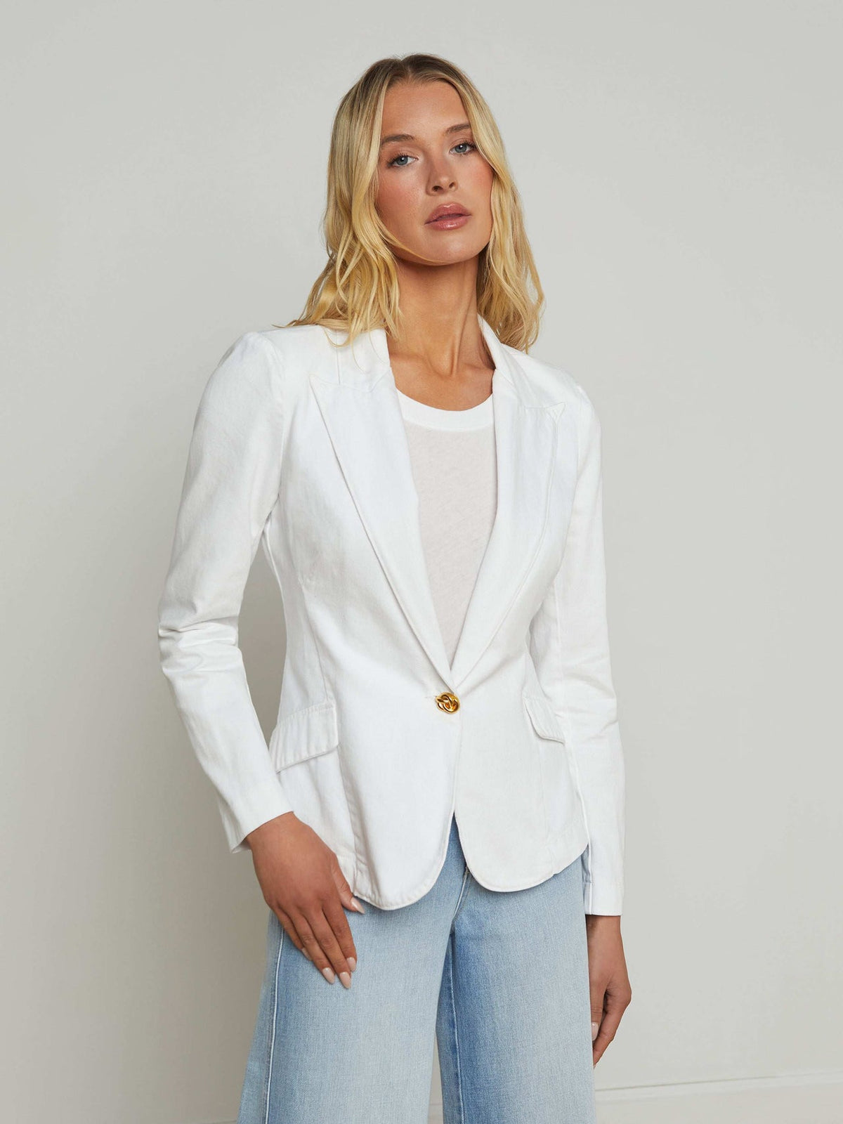 Baldwin Blazer in Blanc