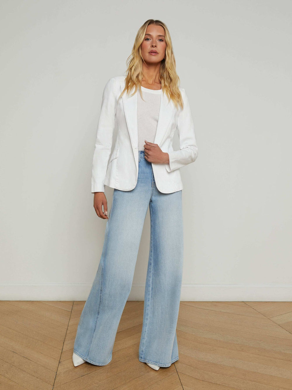 Baldwin Blazer in Blanc