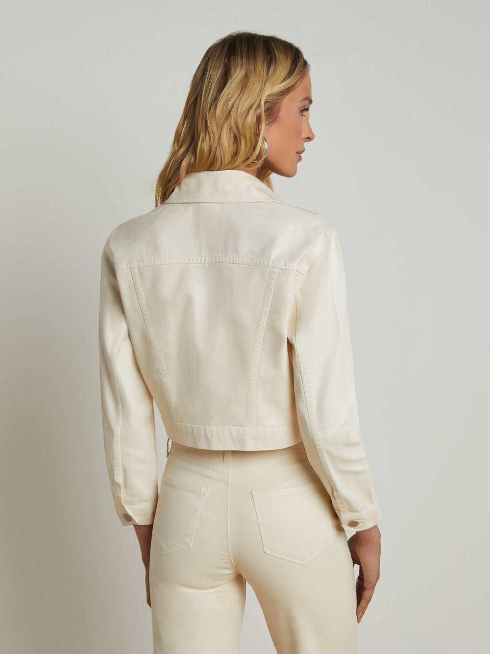 Koda Coated Jean Jacket in French Vanilla Coated