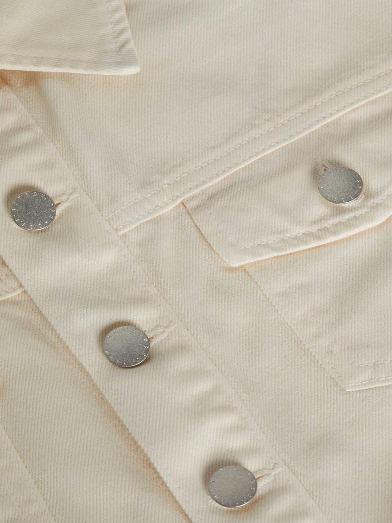 Koda Coated Jean Jacket in French Vanilla Coated