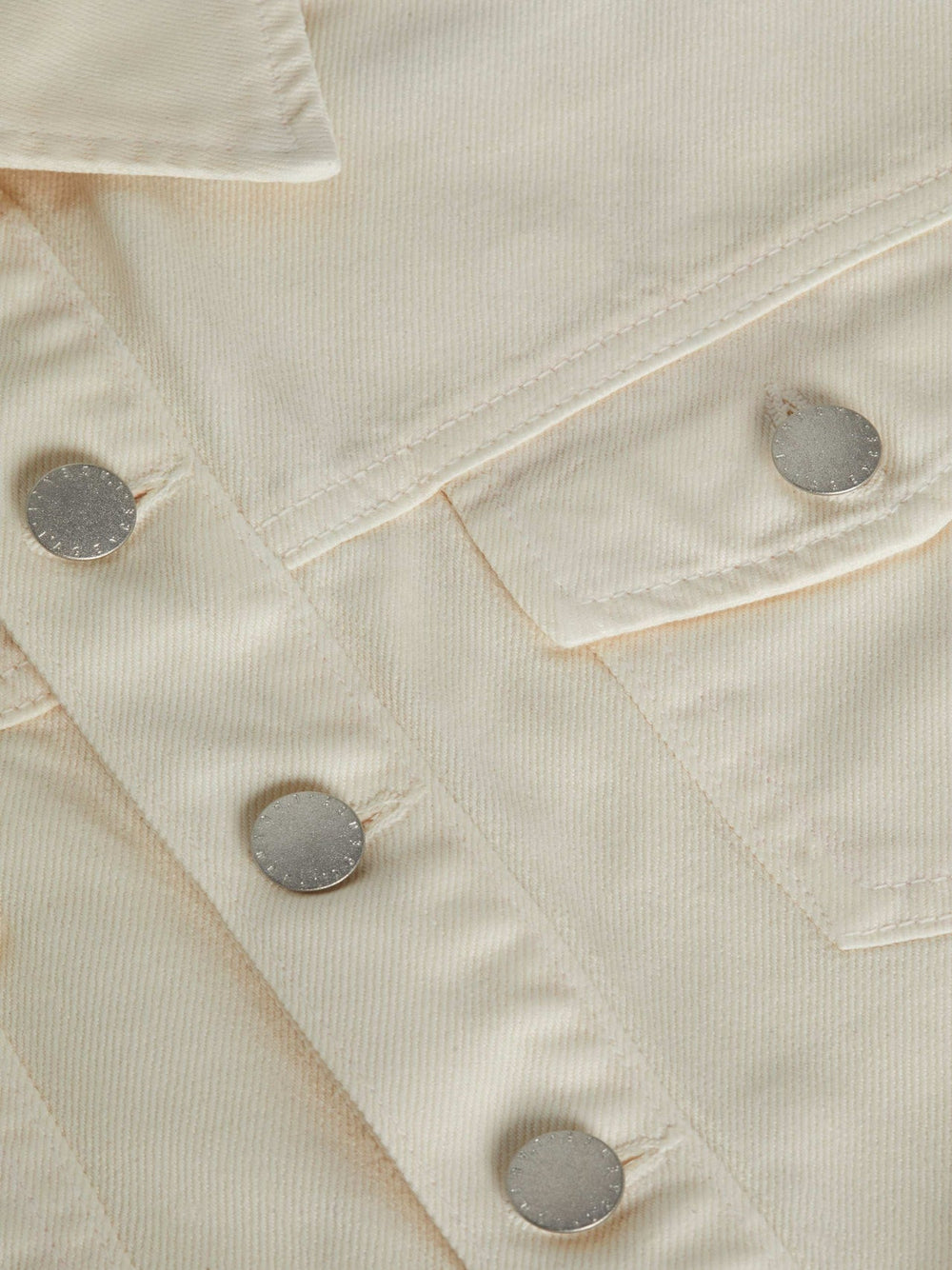 Koda Coated Jean Jacket in French Vanilla Coated