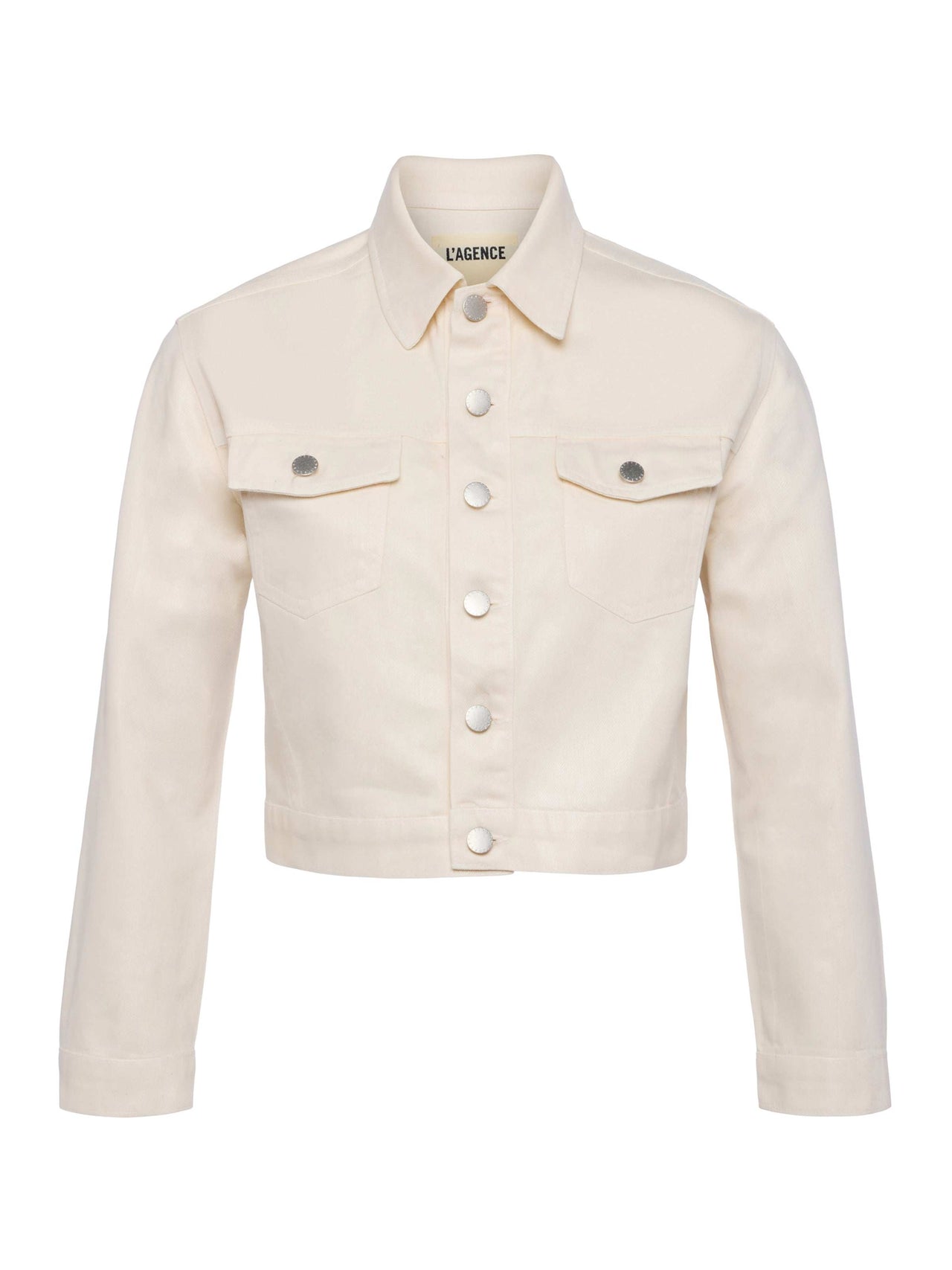 Koda Coated Jean Jacket in French Vanilla Coated