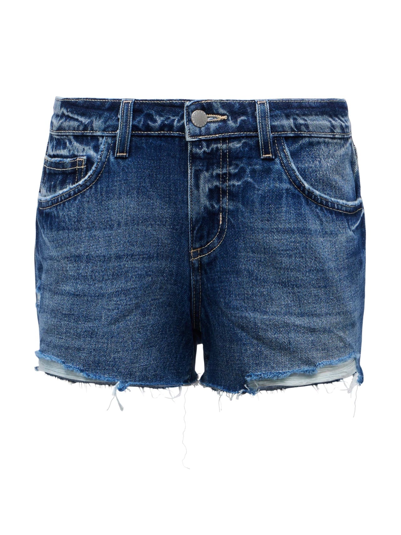 Teya Low-Rise Jean Short in Granada Destruct
