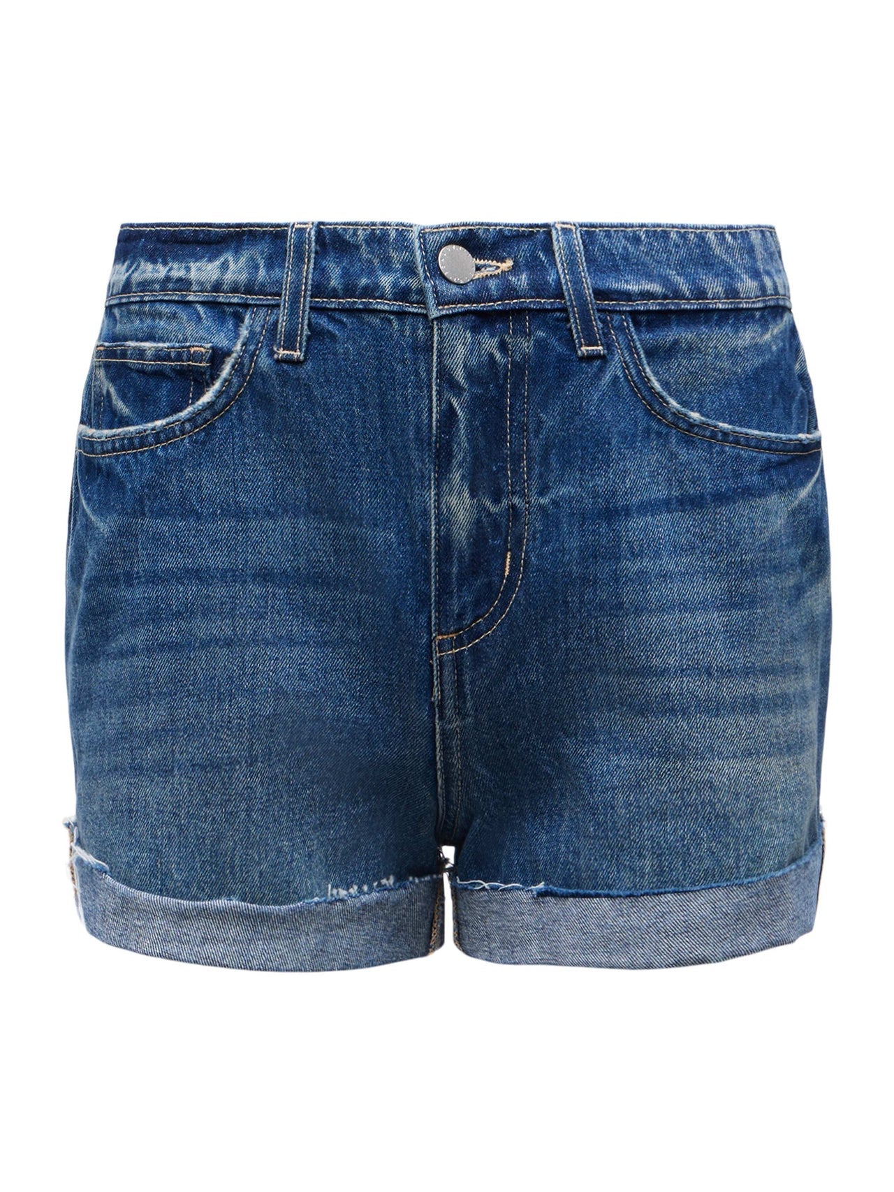 Jazzy Cuffed Jean Short in Brentwood