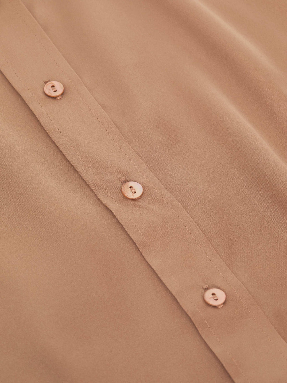 Dani Silk Blouse in Pecan