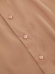 Dani Silk Blouse in Pecan