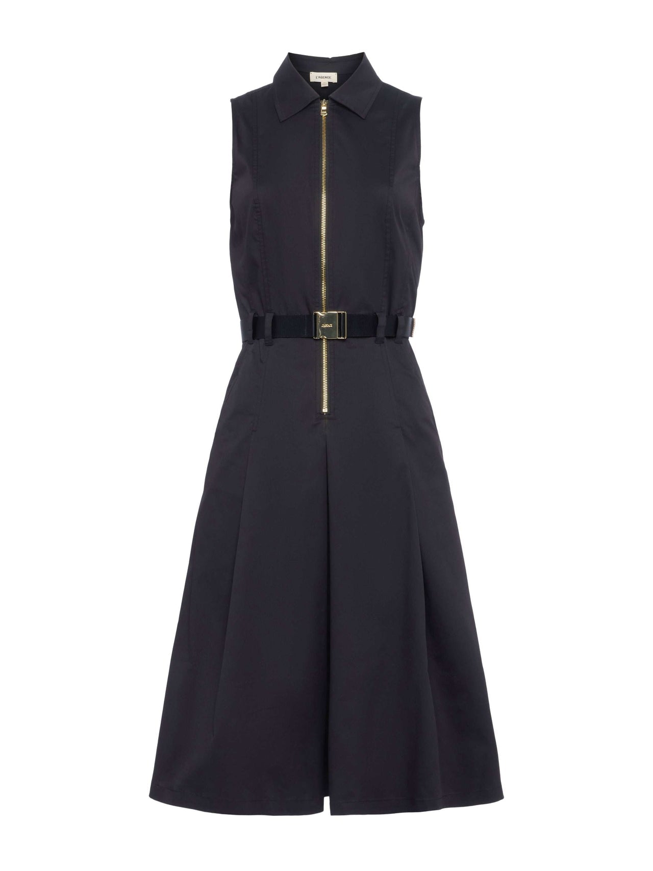 Kylo Poplin Shirt Dress in Black