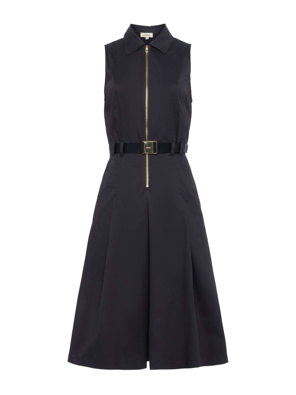 Kylo Poplin Shirt Dress in Black
