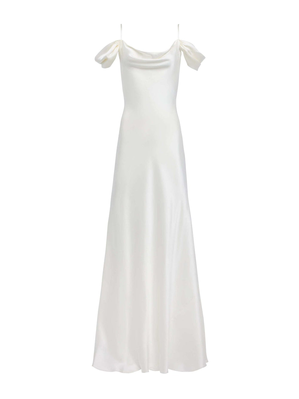 Kenna Silk Dress in Ivory
