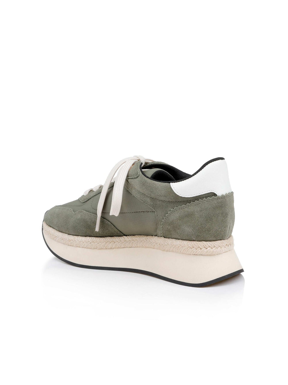Ivone Platform Sneaker in Light Brigade Suede