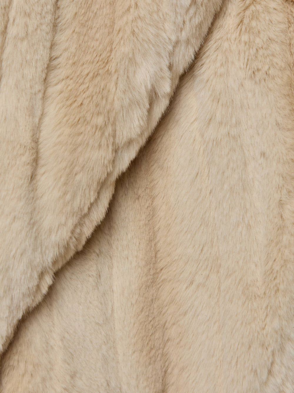 Davy Faux Fur Jacket in Latte Striped Fur