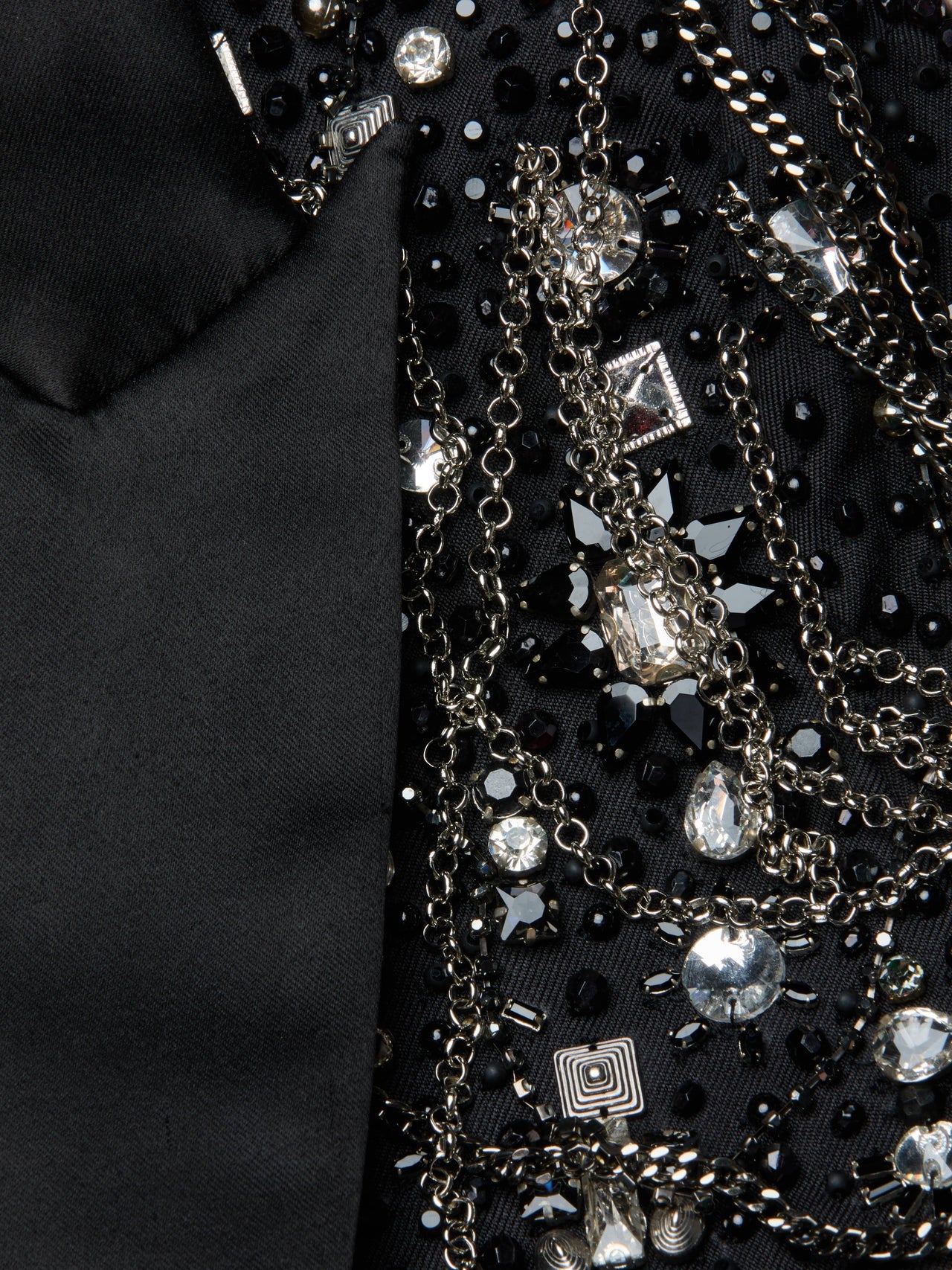 Soma Embellished Blazer in Crystal/Chain Embellishment
