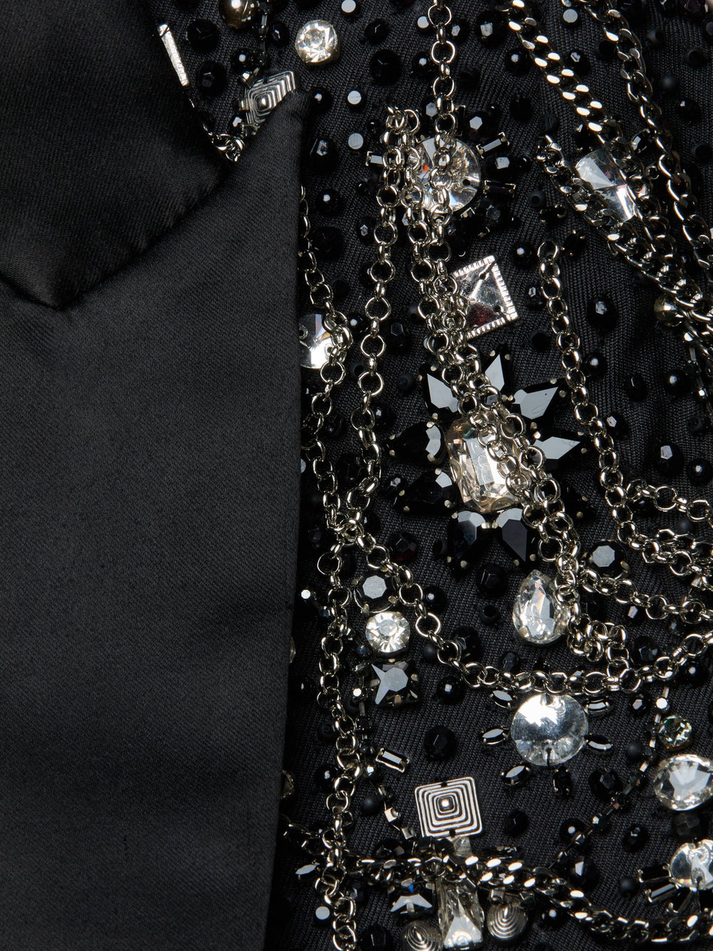 Soma Embellished Blazer in Crystal/Chain Embellishment