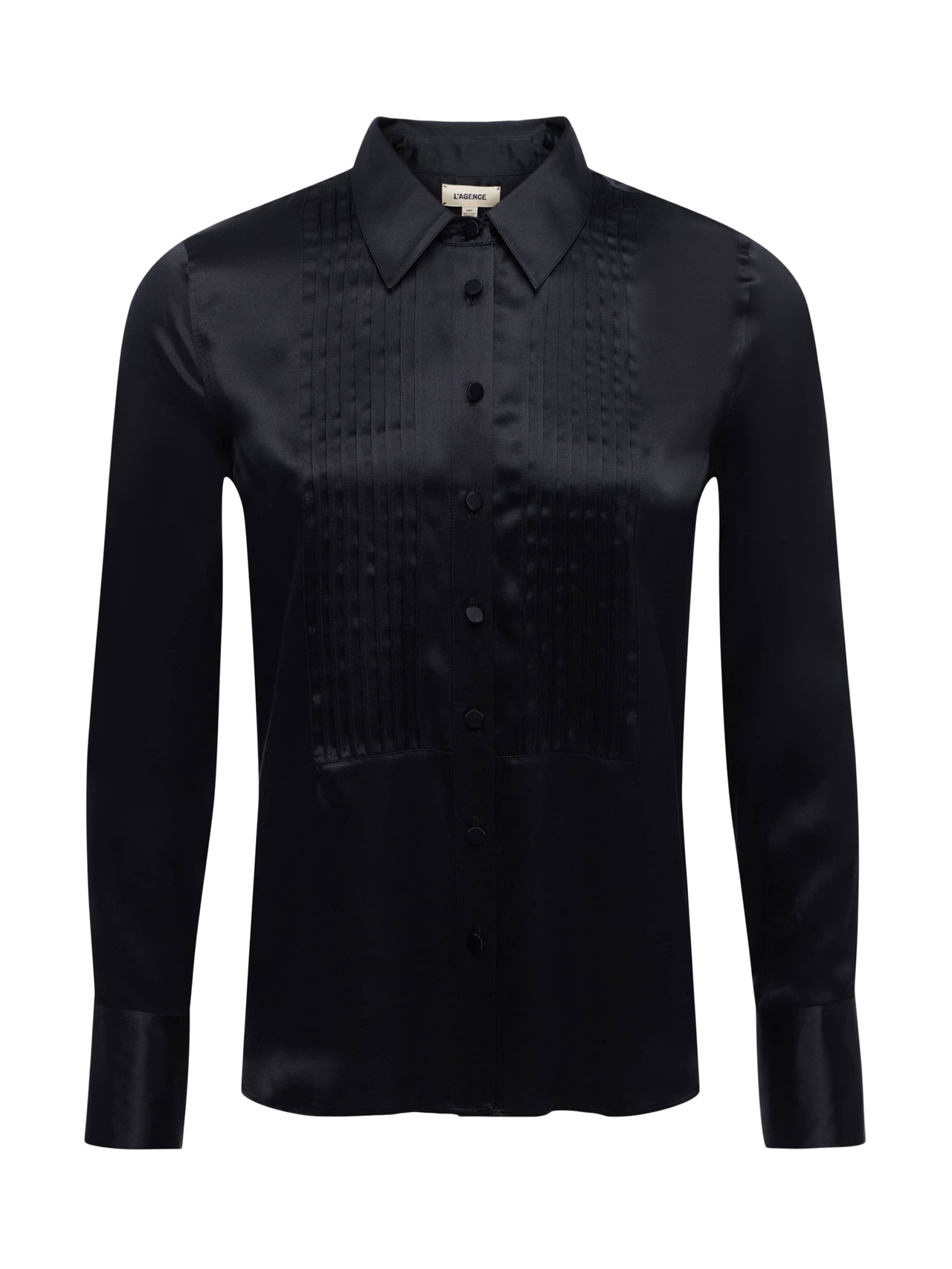 Divya Silk Shirt in Black