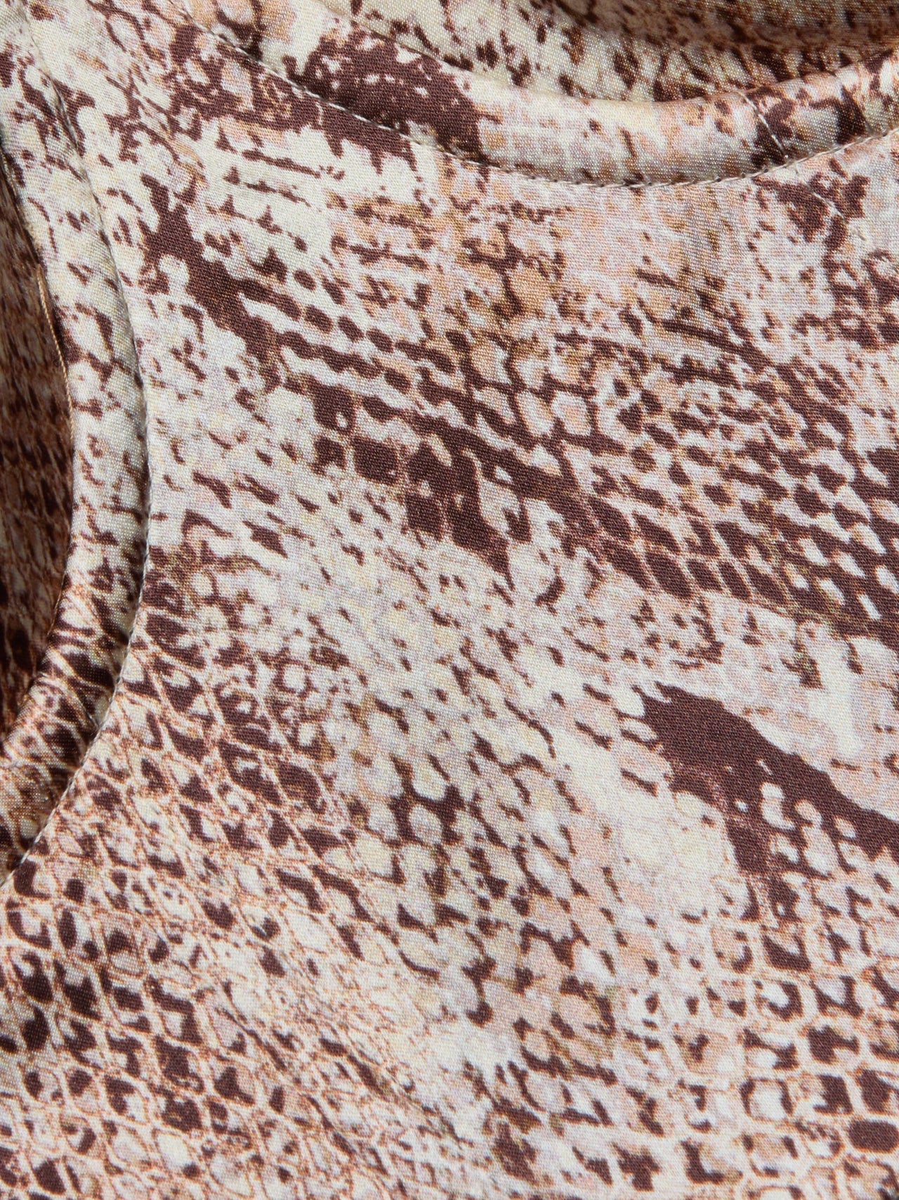 Sonya Silk Bustier in Tan Multi Western Snake