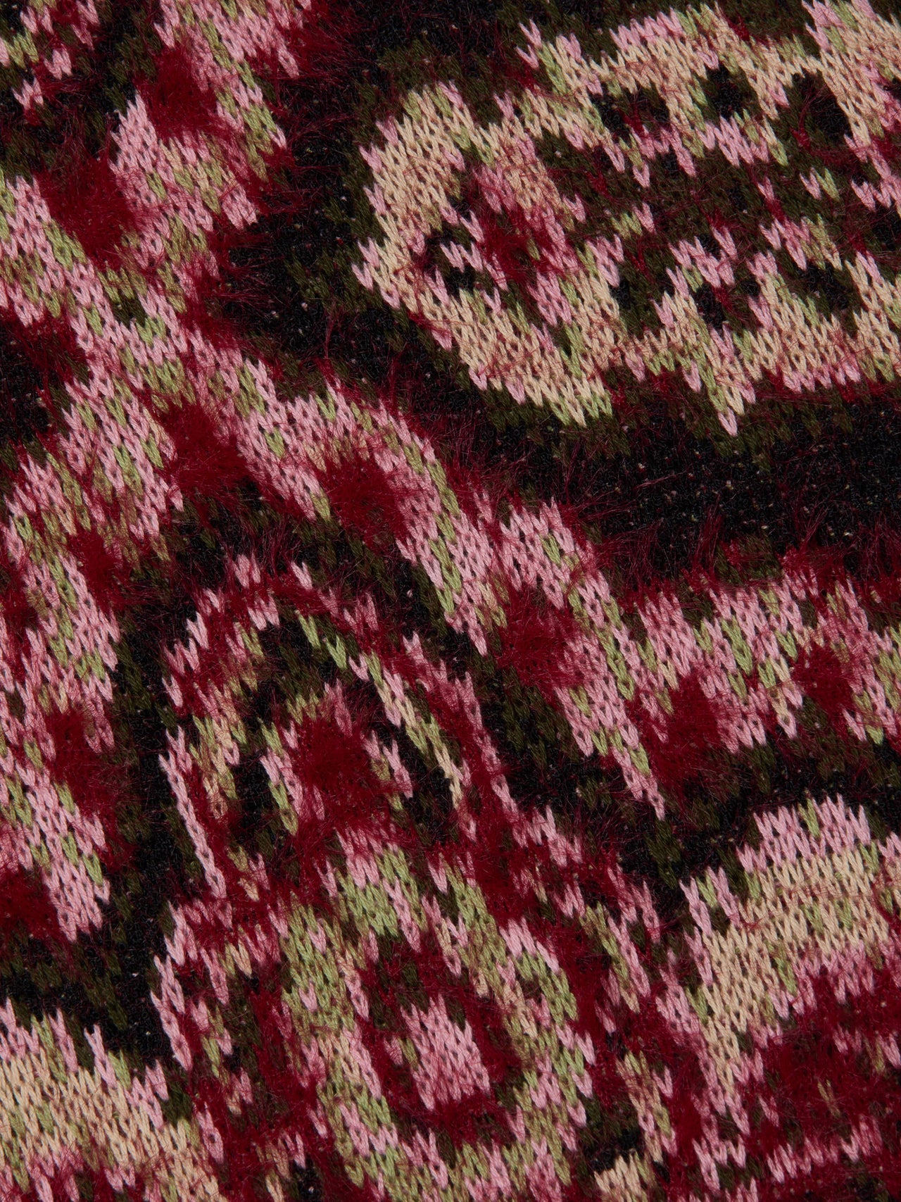 Naoko Poncho in Multi Stripe Paisley