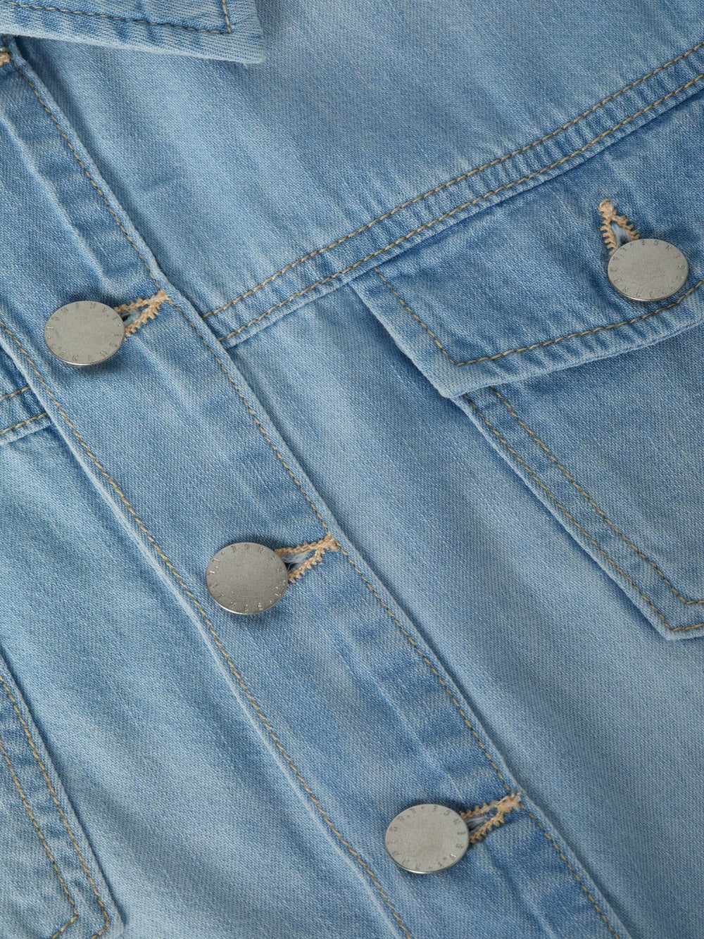 Koda Cropped Chambray Jacket in Dakota