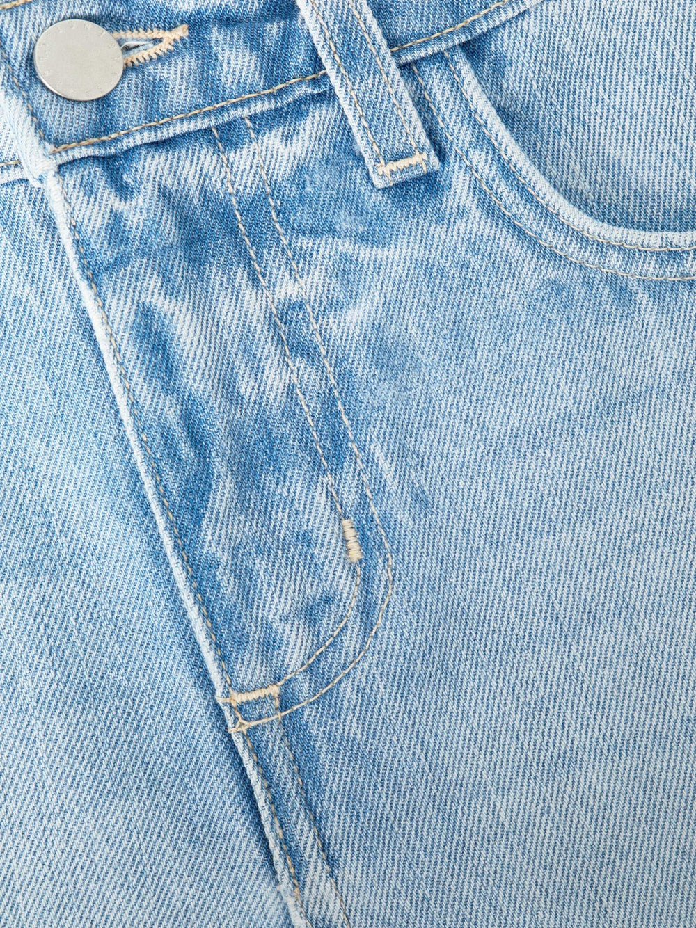 Clark Distressed Jean Short in Fontana Destruct