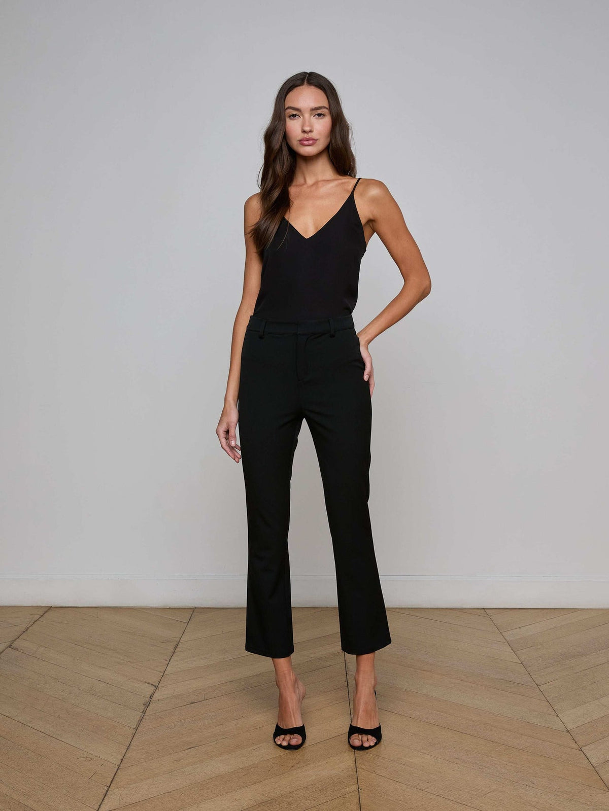 Ketra Baby Bootcut Trouser in Black