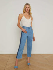 Gelina Mesh Bodysuit in Vintage White