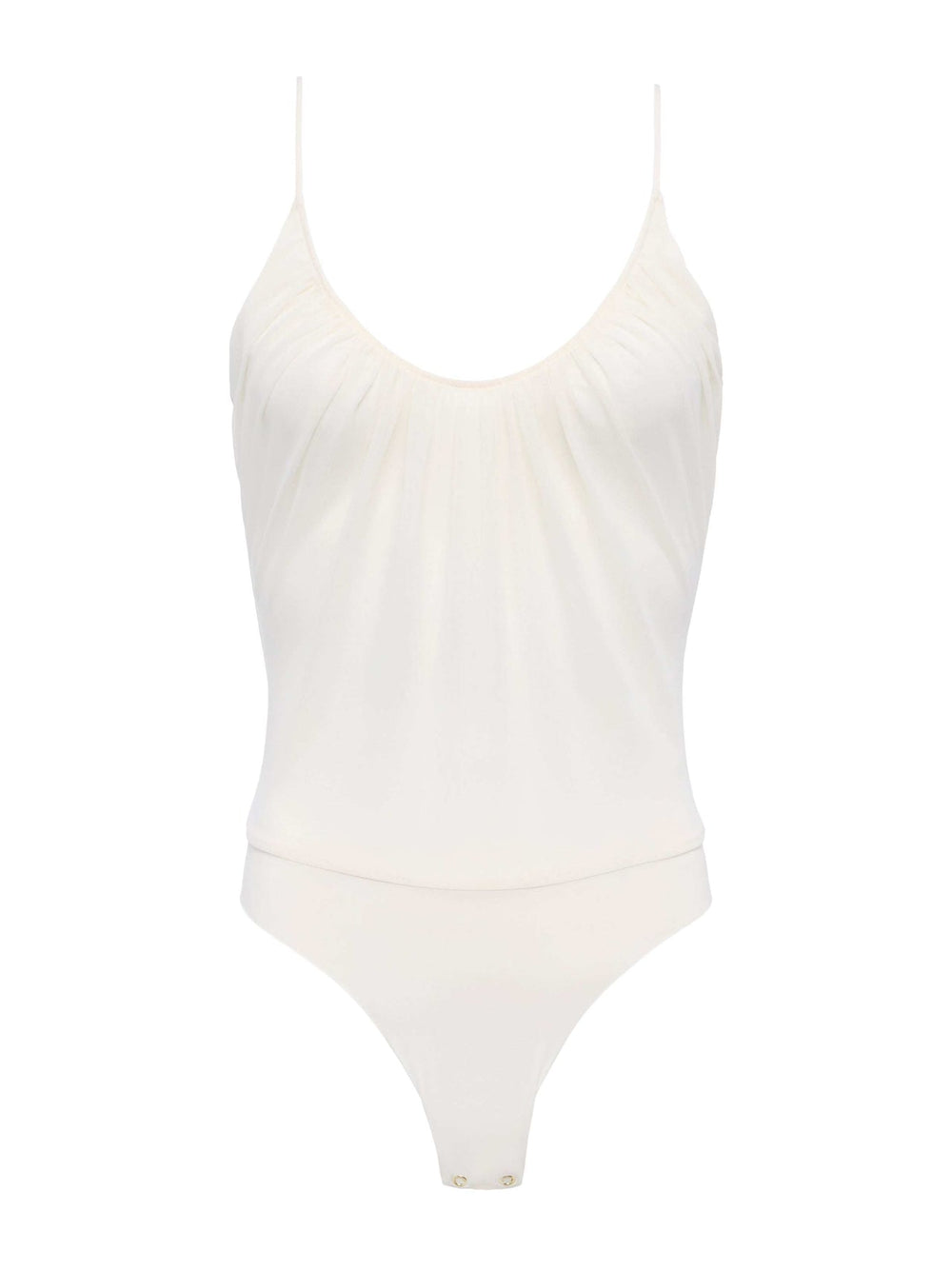 Gelina Mesh Bodysuit in Vintage White