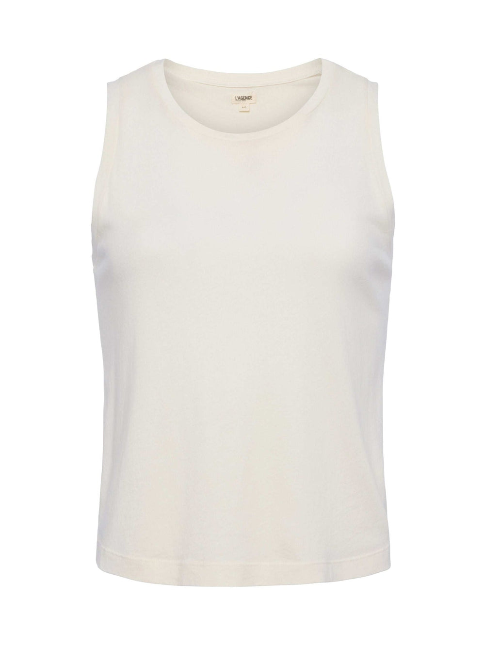 Mikaela Cotton Tank in Light Pearl