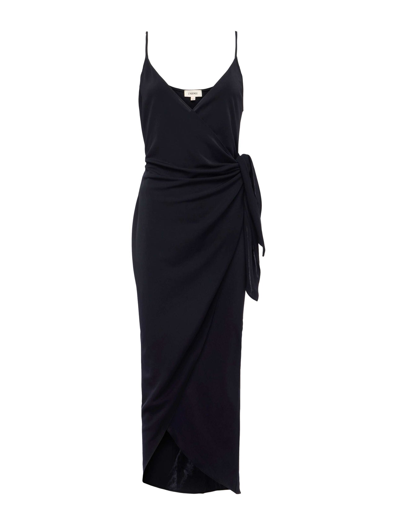 Amilia Wrap Dress in Black
