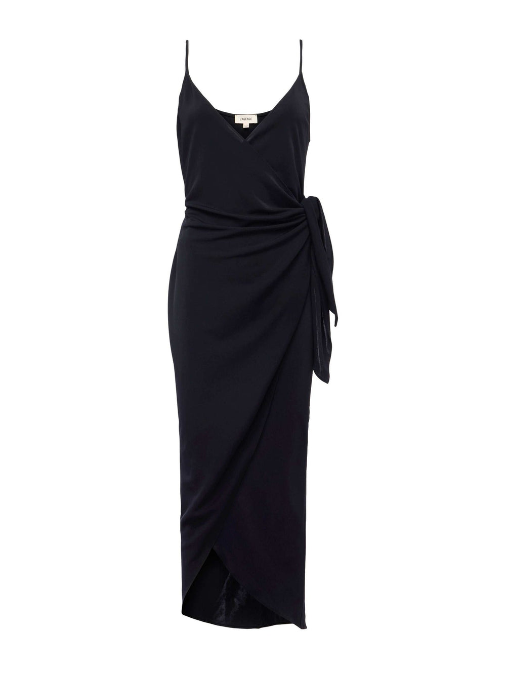 Amilia Wrap Dress in Black