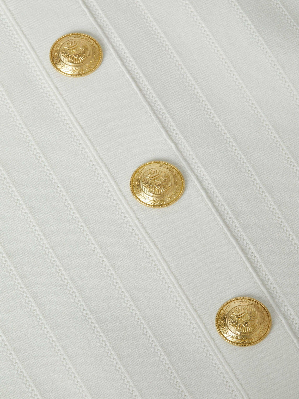 Soleil Knit Dress in Ivory/Gold