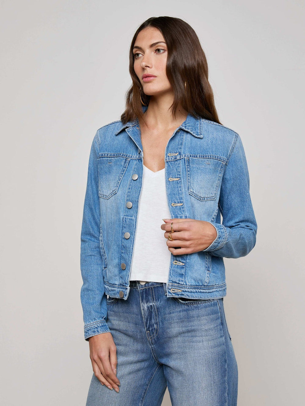 Celine Jean Jacket in Caster