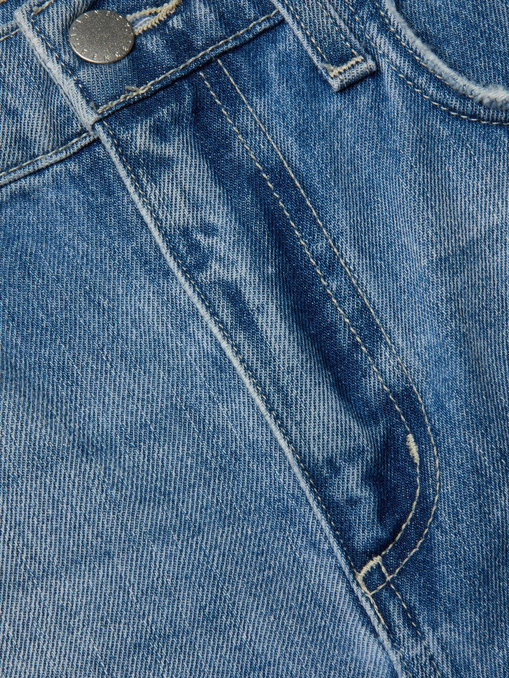 Clark Distressed Jean Short in Galveston Destruct