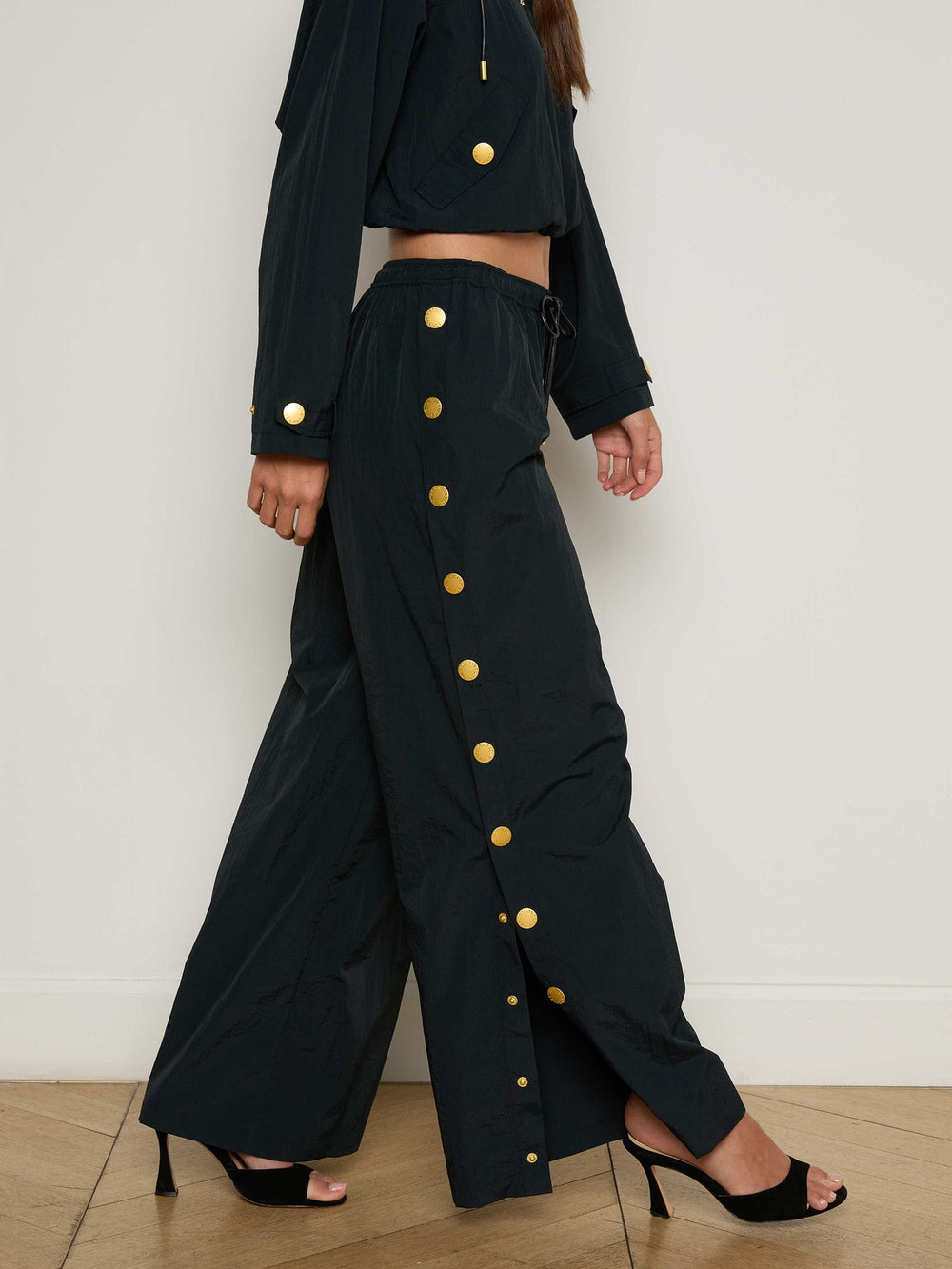 Valkyrie Snap Pant in Black