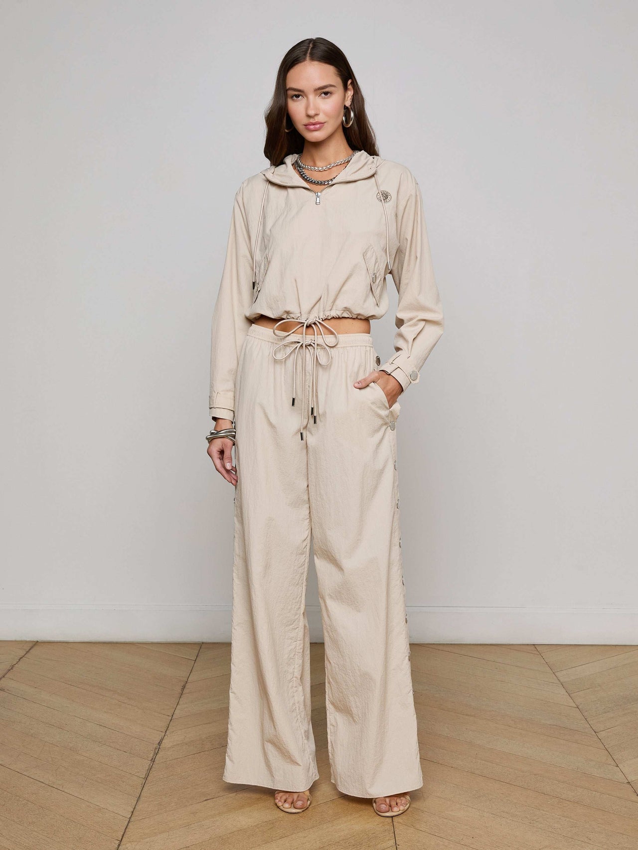 Valkyrie Snap Pant in Cement