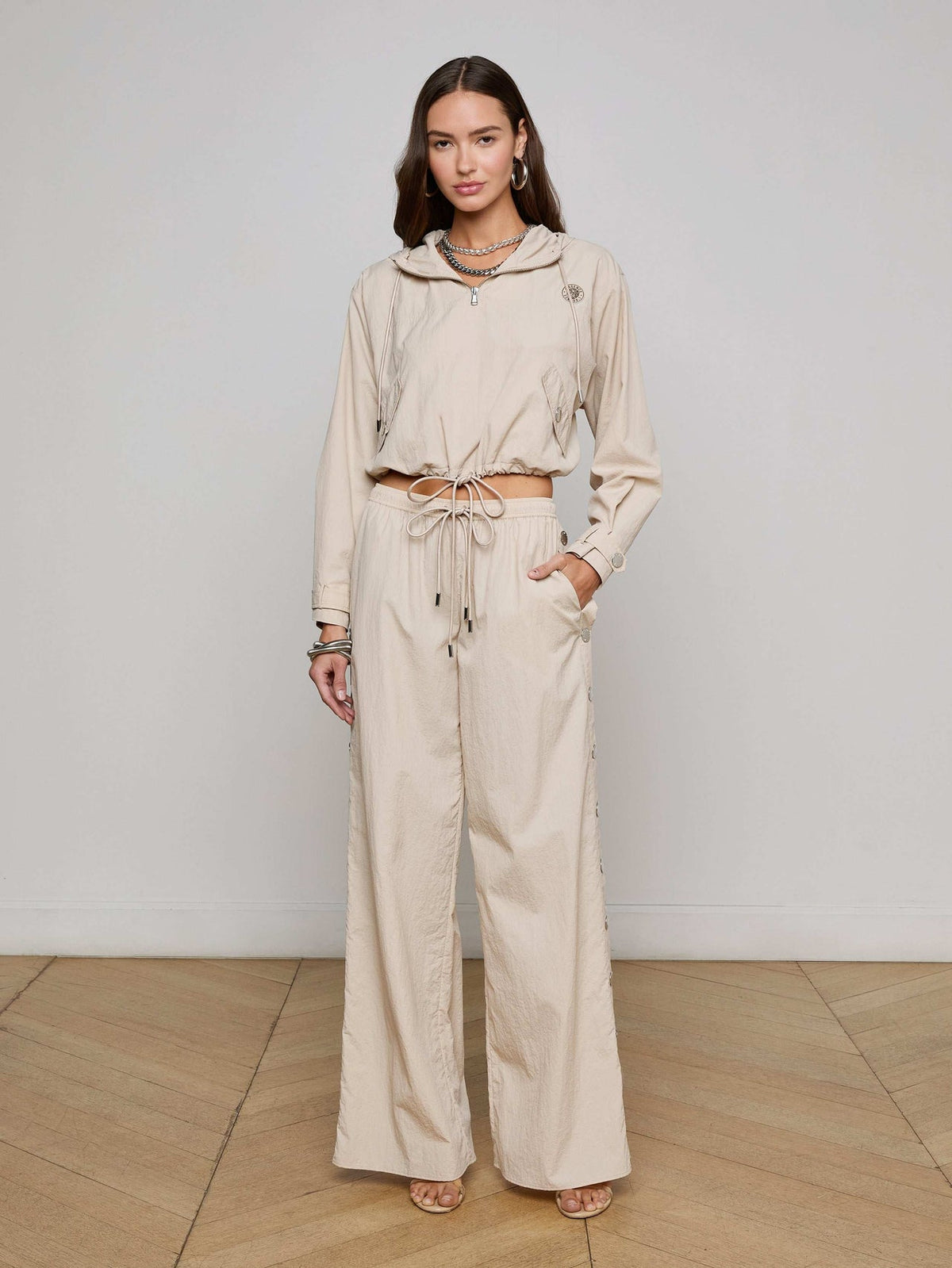 Valkyrie Snap Pant in Cement