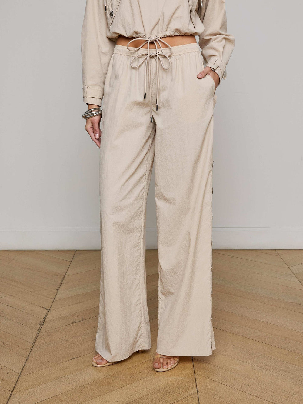 Valkyrie Snap Pant in Cement