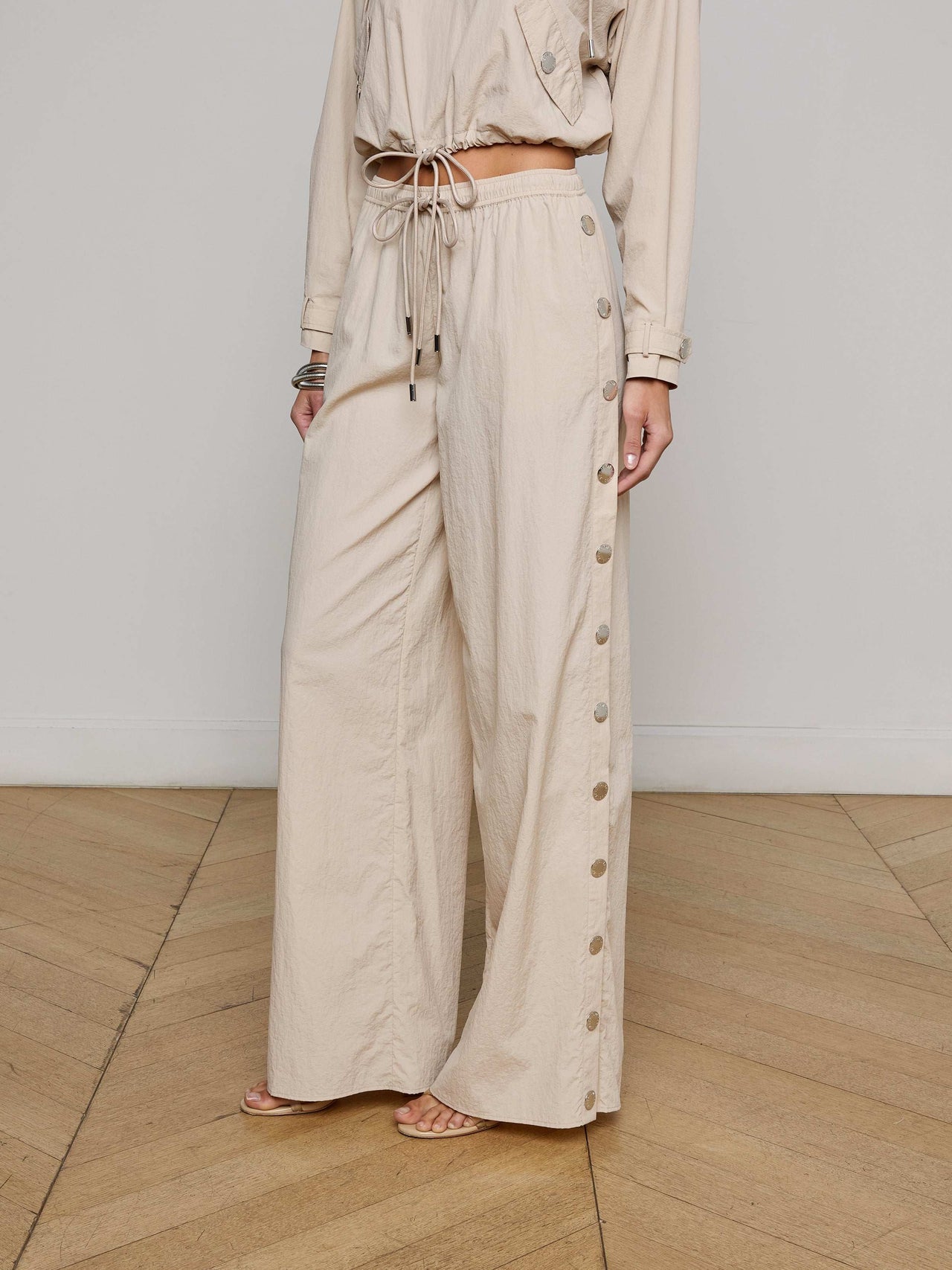 Valkyrie Snap Pant in Cement