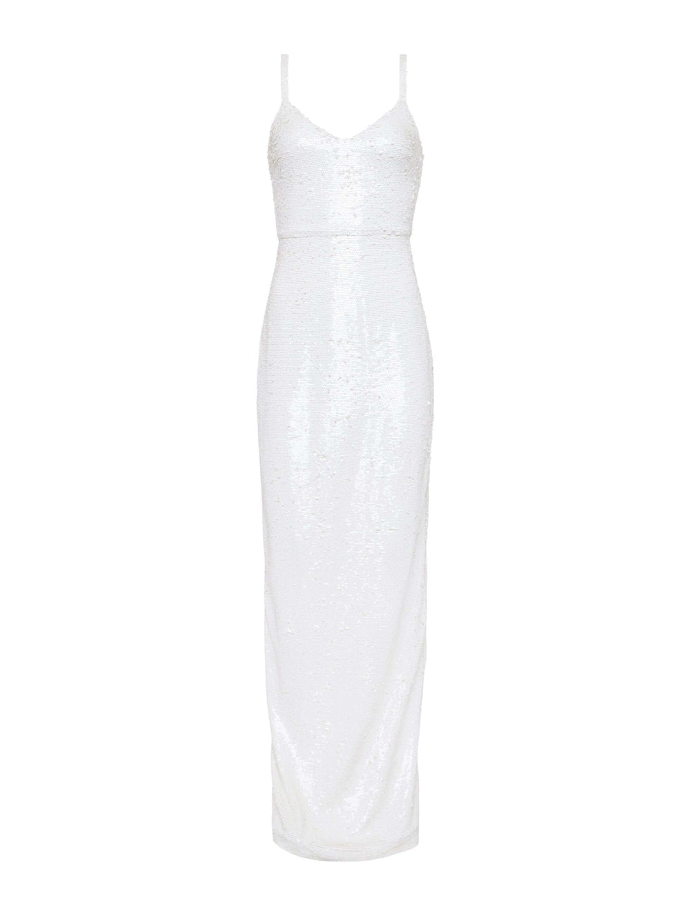 Karma Sequin Maxi Dress in White Sequin