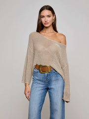 Ethan Knit Pullover in Taupe