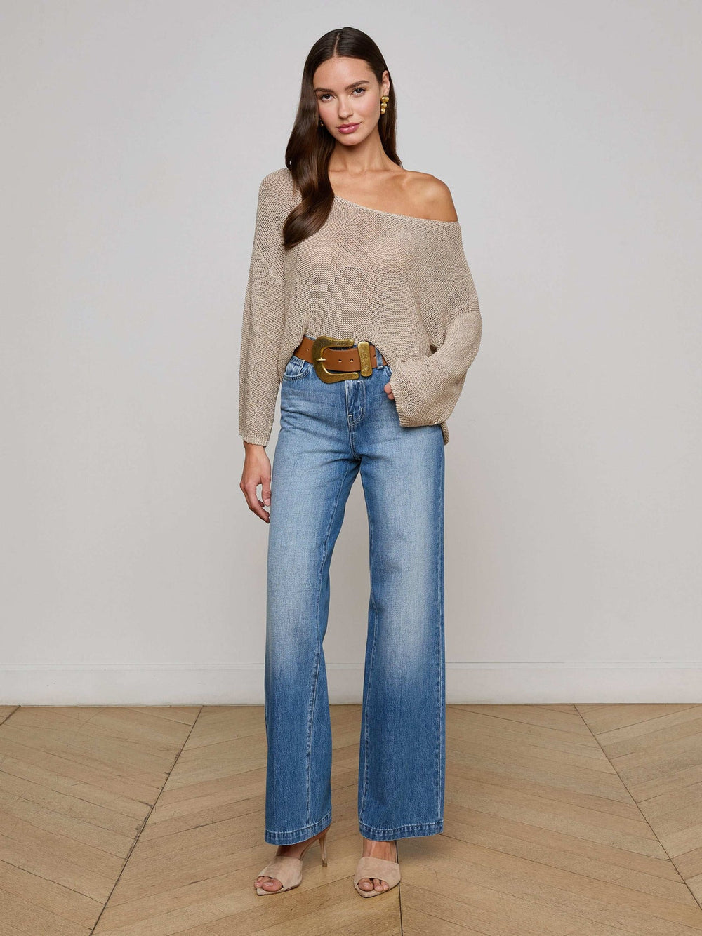 Ethan Knit Pullover in Taupe