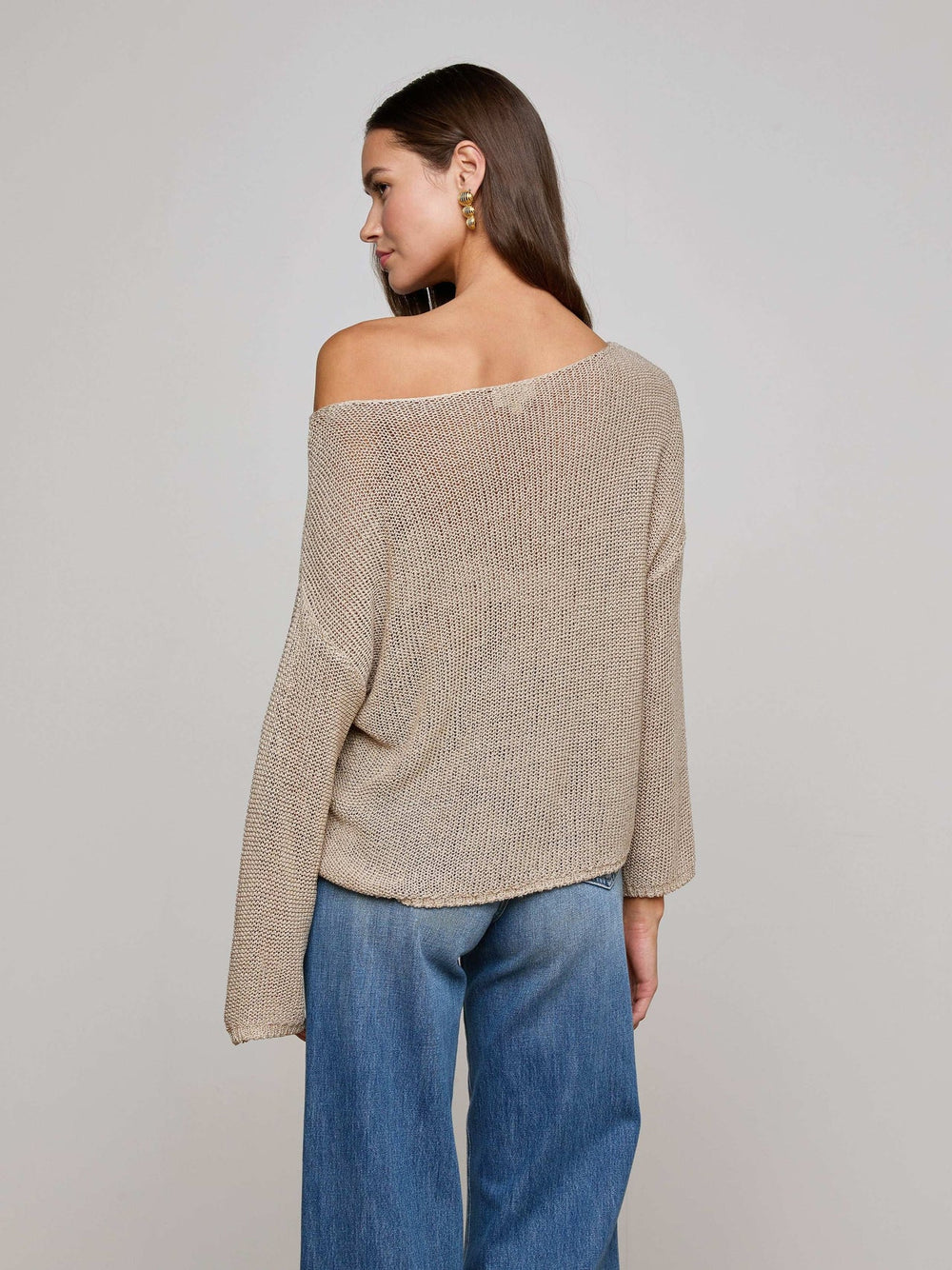 Ethan Knit Pullover in Taupe