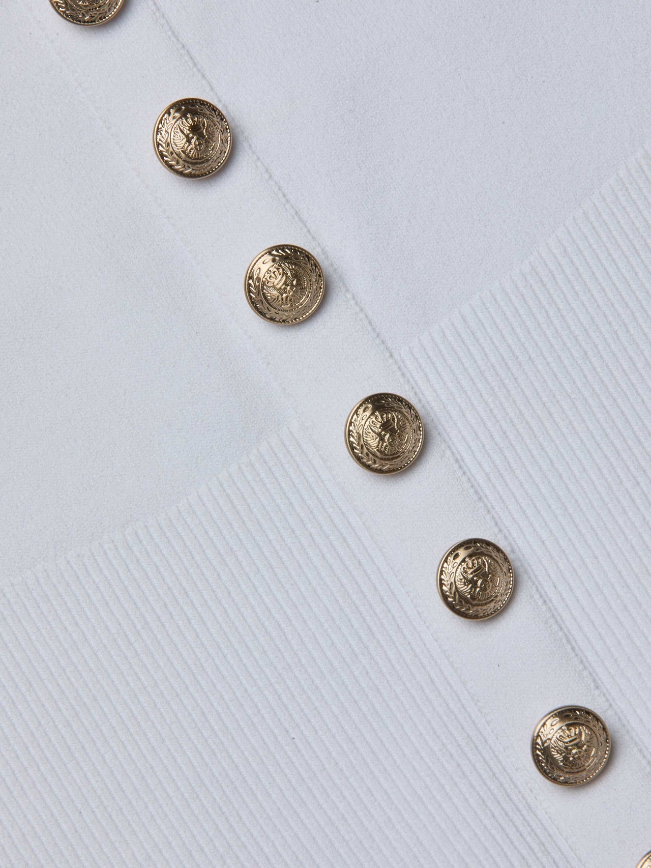 Lanetta Top in White/Gold