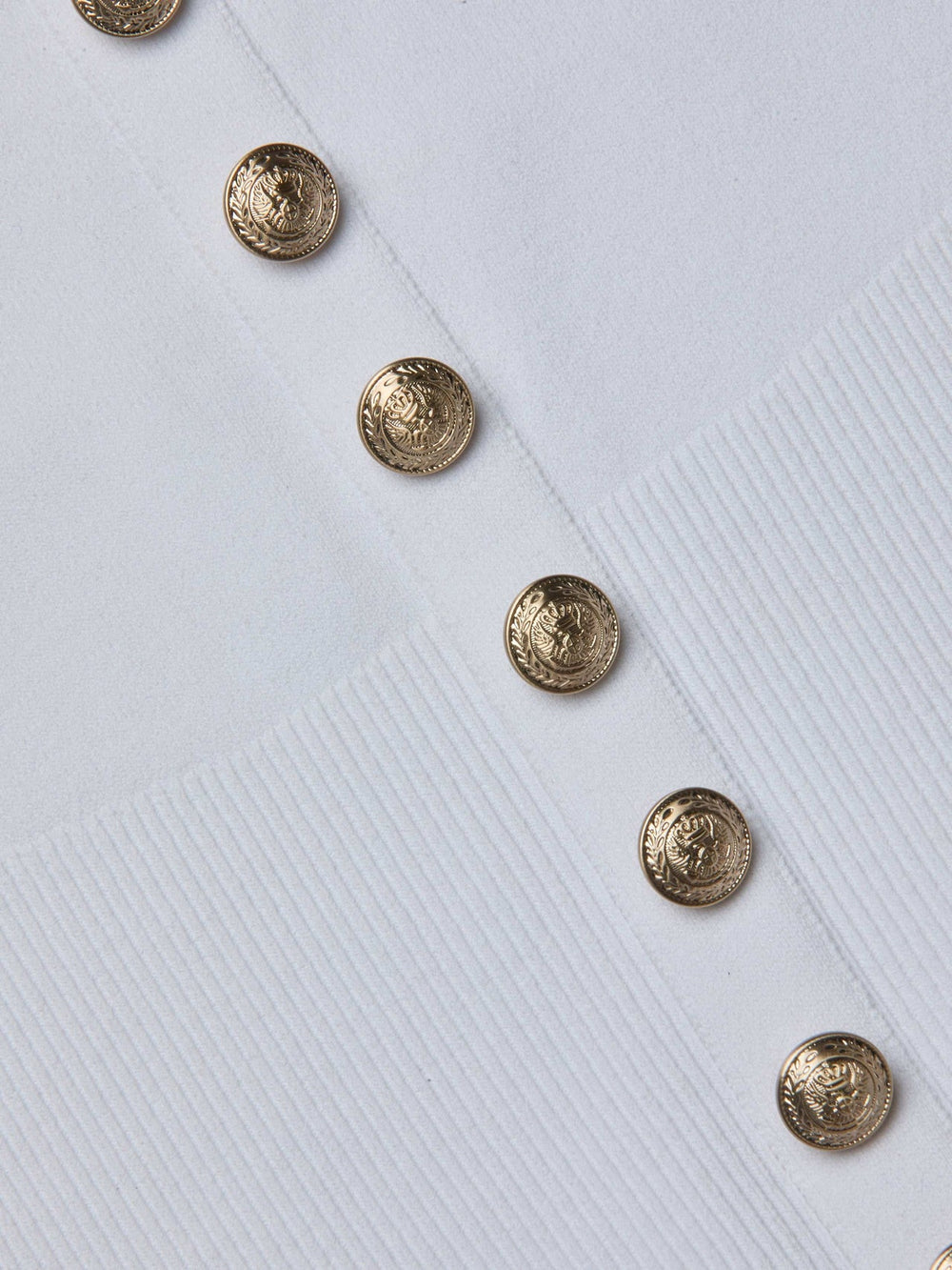 Lanetta Top in White/Gold